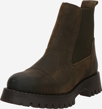 Boots chelsea di Ten Points in verde: frontale