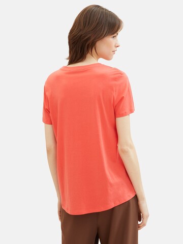 T-shirt TOM TAILOR DENIM en orange