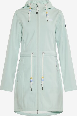 Schmuddelwedda Raincoat in Green: front