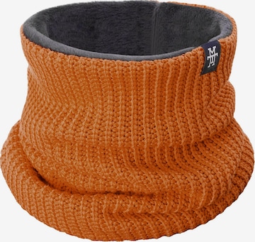 Manufaktur13 Tube Scarf 'Neckwarmer' in Brown: front