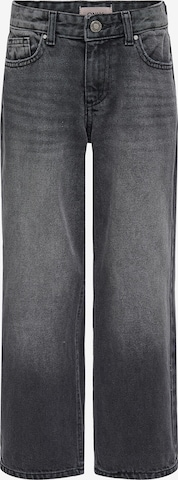 ONLY GIRLS Wide Leg Farkut 'KOGELLA' värissä musta: etupuoli