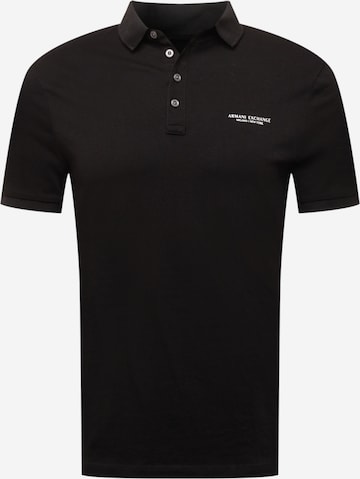 ARMANI EXCHANGE Poloshirt in Schwarz: predná strana