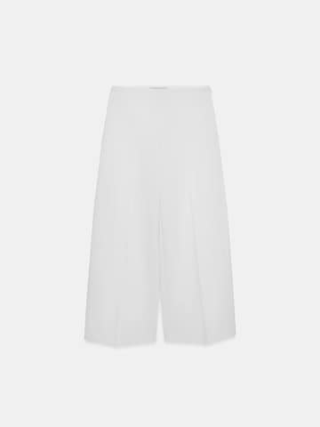 Dilvin Wide leg Pants in White