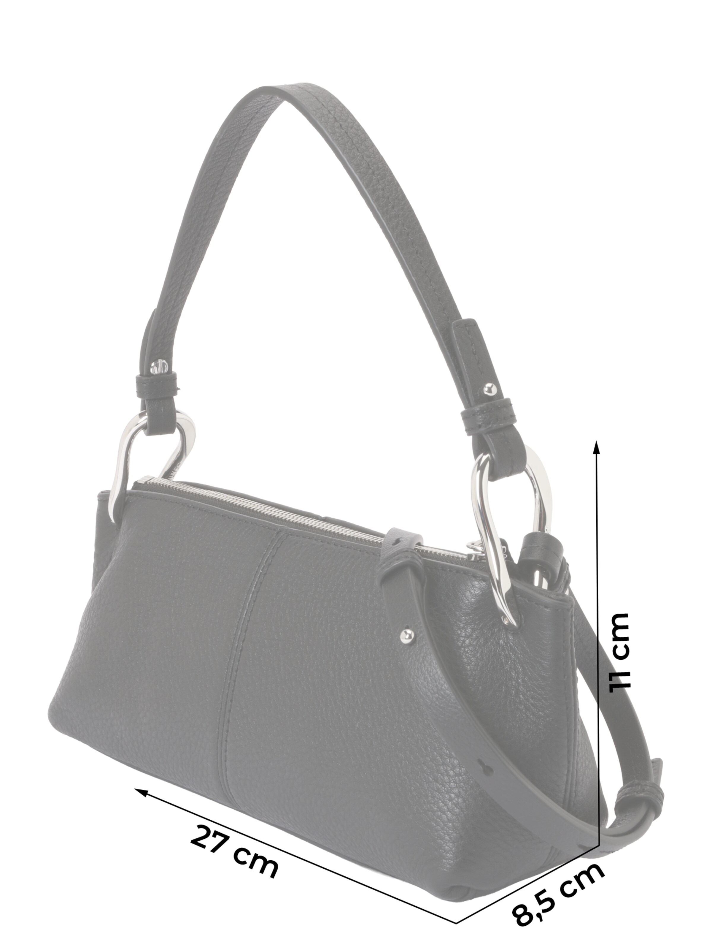 Calvin Klein Schultertasche in Schwarz