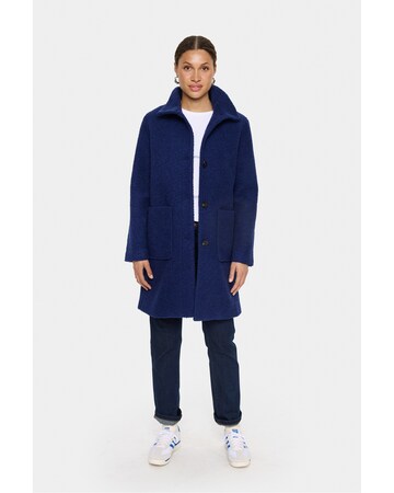SAINT TROPEZ Tussenmantel in Blauw: voorkant