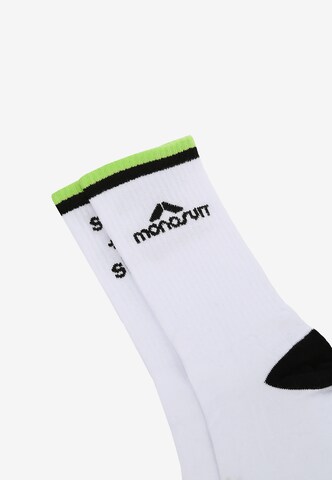 MONOSUIT Socken in Weiß