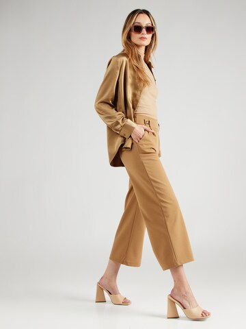 Hailys Loose fit Pleat-Front Pants 'Ar44iane' in Beige