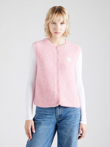 AMERICAN VINTAGE Kardigan 'East' – pink: přední strana