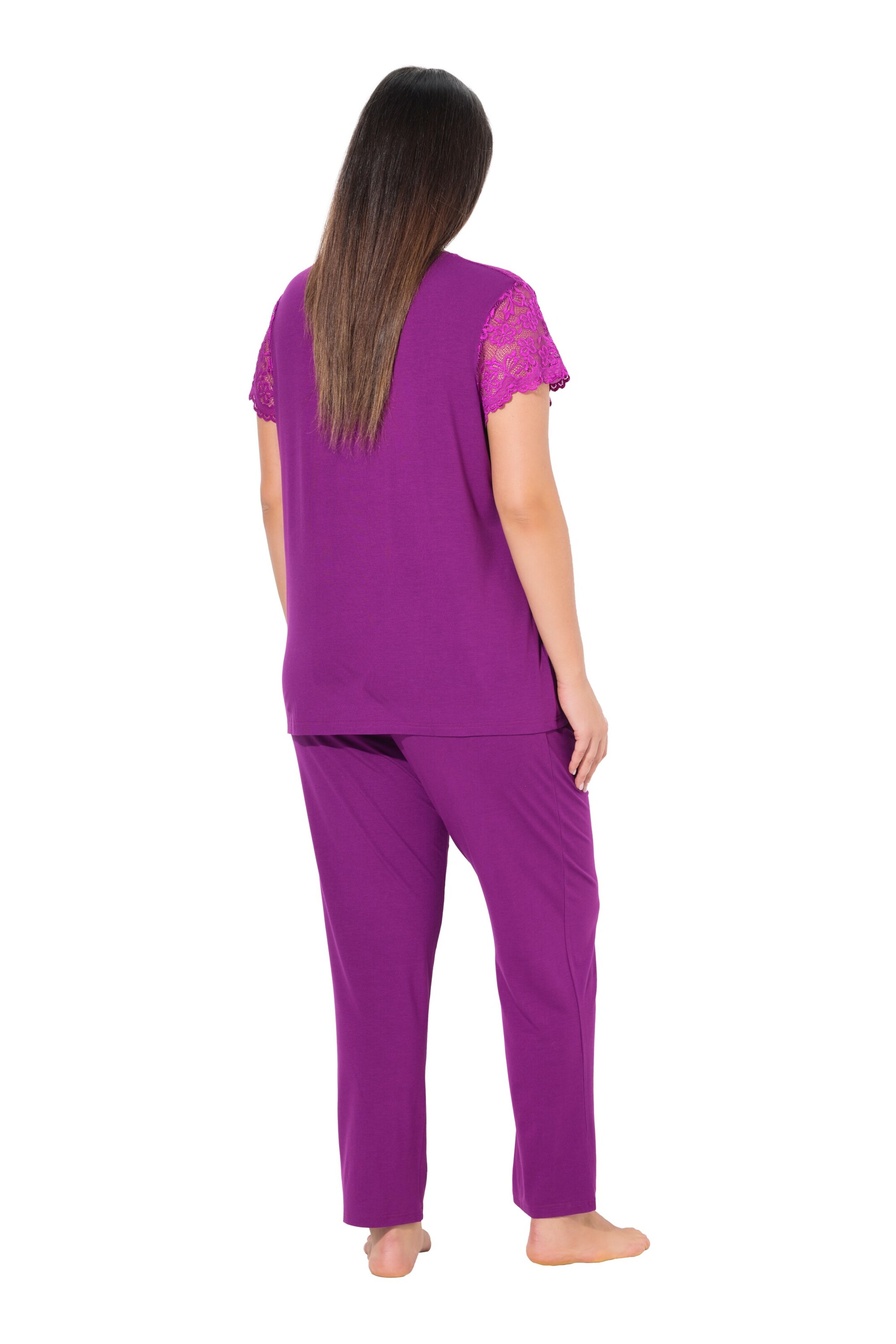 Ulla Popken Pyjama in Lila