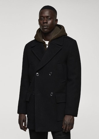 MANGO MAN Winter Coat 'Butan' in Black: front