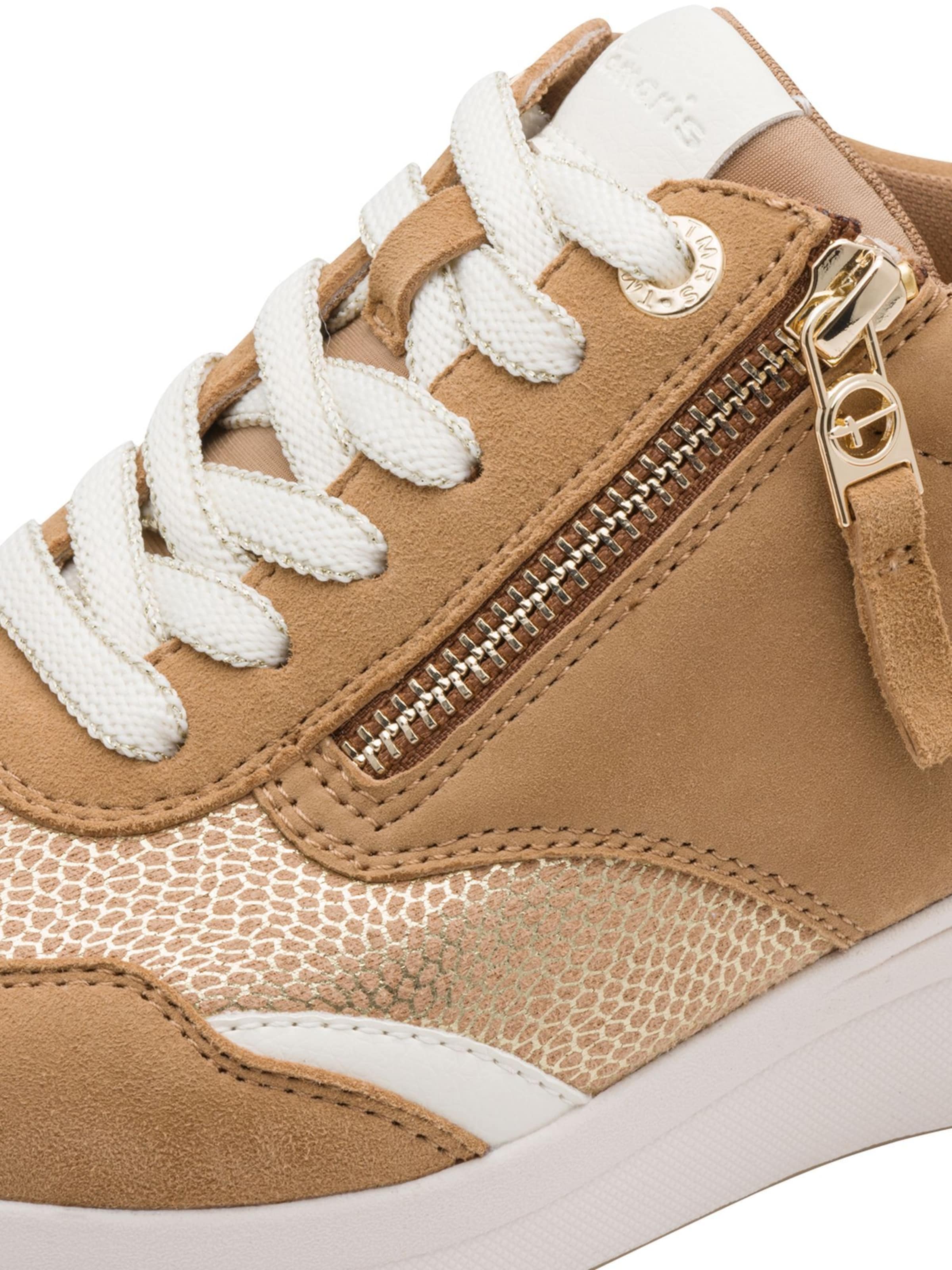 Baskets basses Tamaris en beige