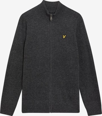 Lyle & Scott Sweatvest in Grijs: voorkant