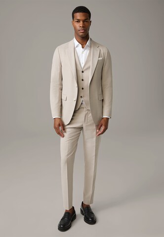 STRELLSON Slim Fit Weste 'Gyl' in Beige
