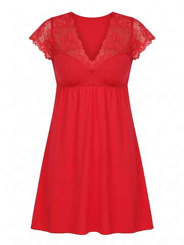 Donna Negligee 'Klarisa' in Red: front