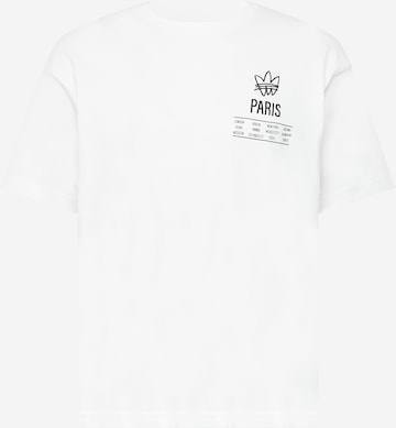 ADIDAS ORIGINALS T-Shirt 'PREM PARIS' in Weiß: predná strana