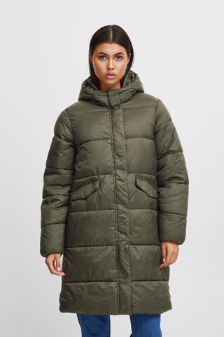 ICHI Winter Jacket 'Ihzorano' in Green: front