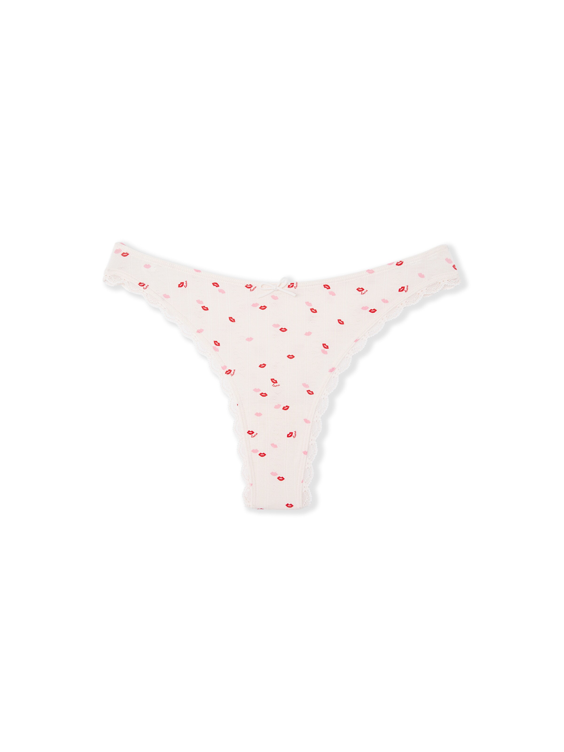 ETAM Thong 'PILLOW TALK' in Pink: front