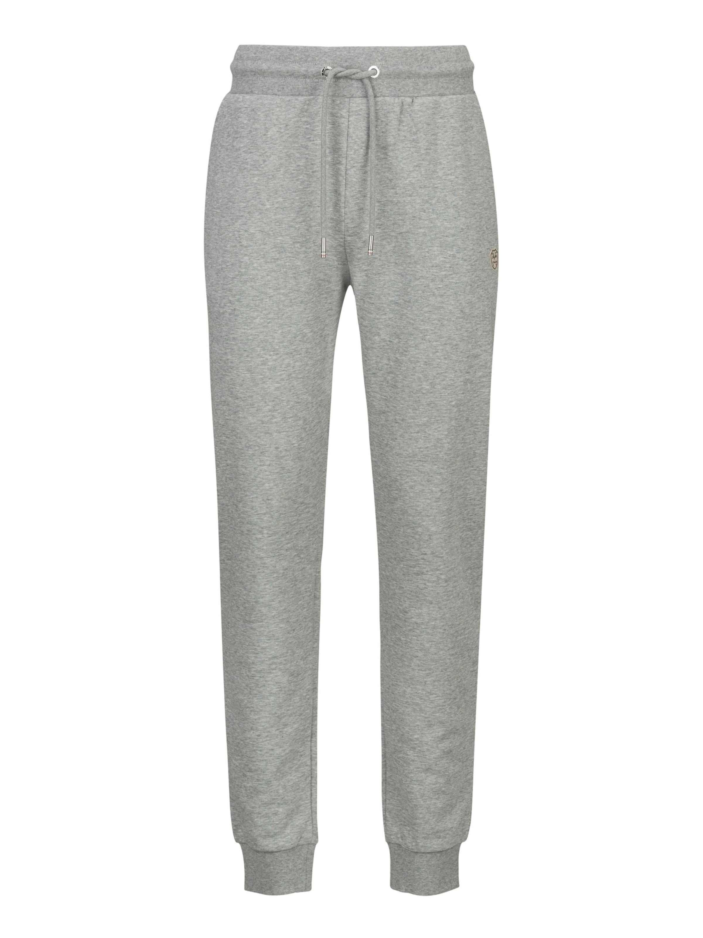 19V69 ITALIA Tapered Trousers 'Lucas' in Grey: front