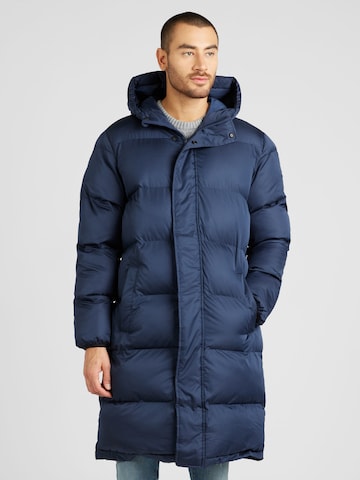 Manteau d’hiver HOLLISTER en bleu : devant