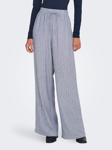 Regular Pantalon 'ONLLUDO' ONLY en bleu : devant
