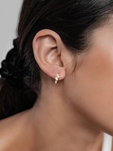 Hey Happiness Earrings 'Moonlight Magic' in Gold: front