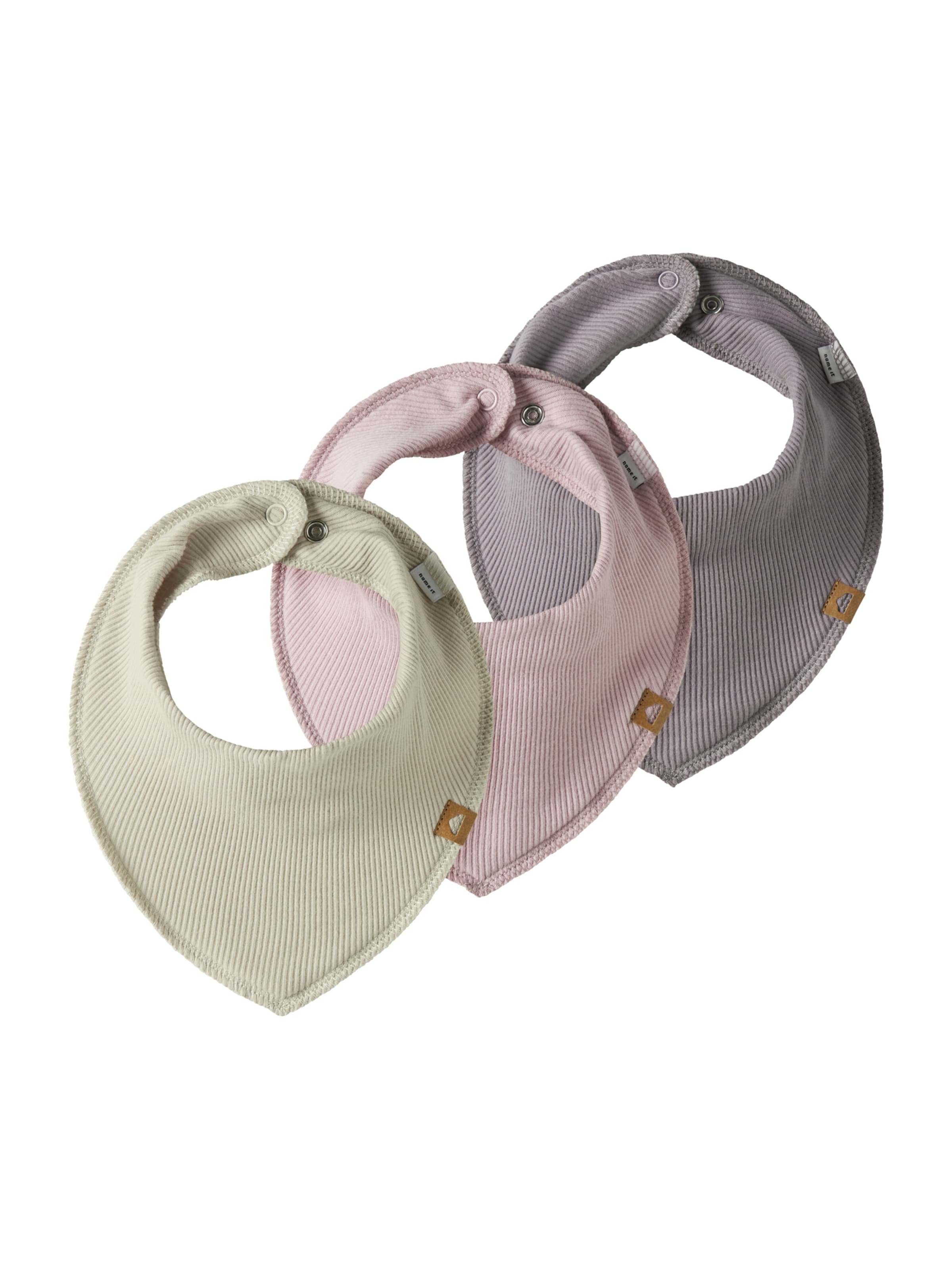 NAME IT Bib in Beige: front