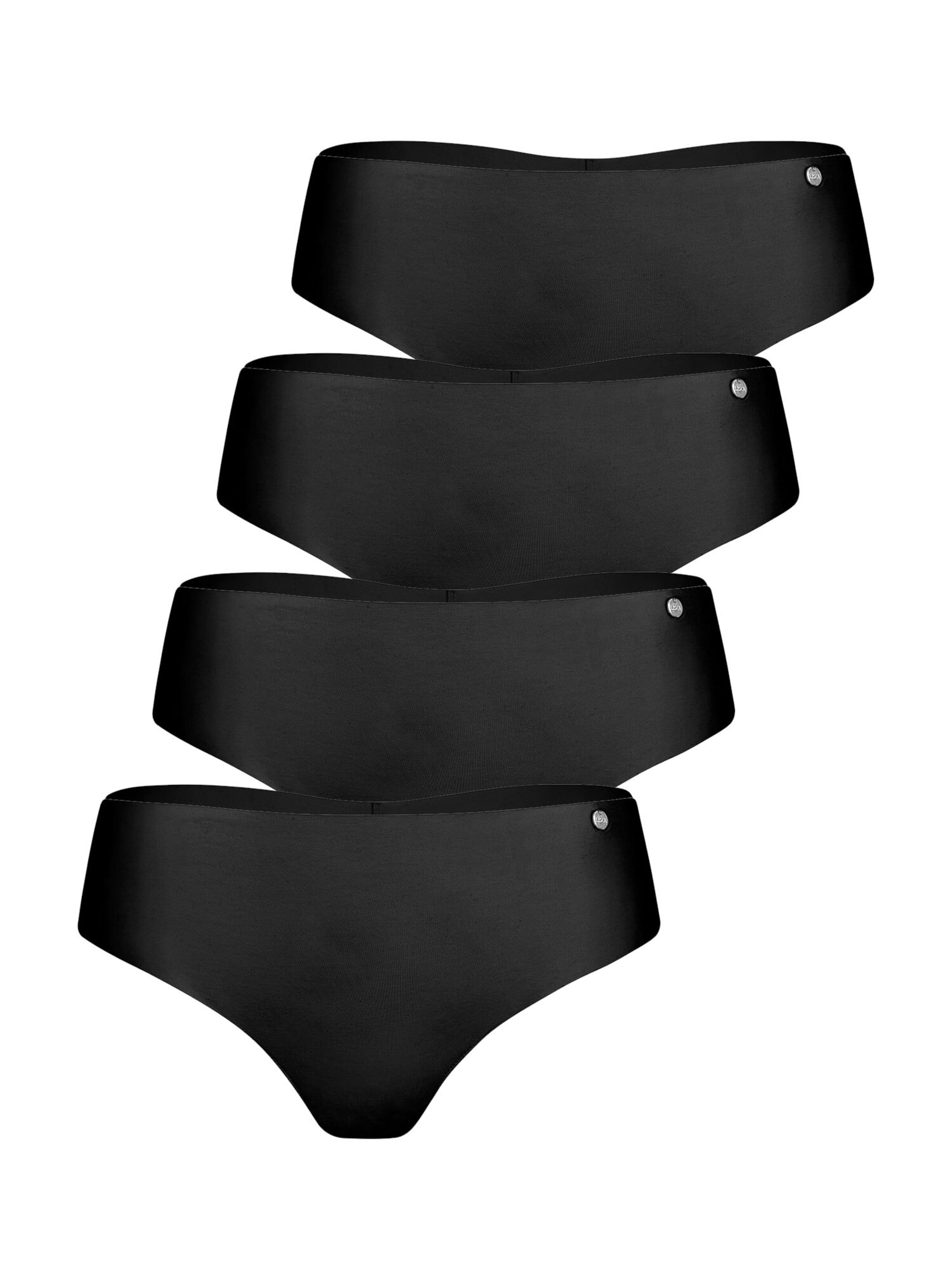 Lisca Slip 'Everyday'‌‌ in Schwarz: Vorderseite