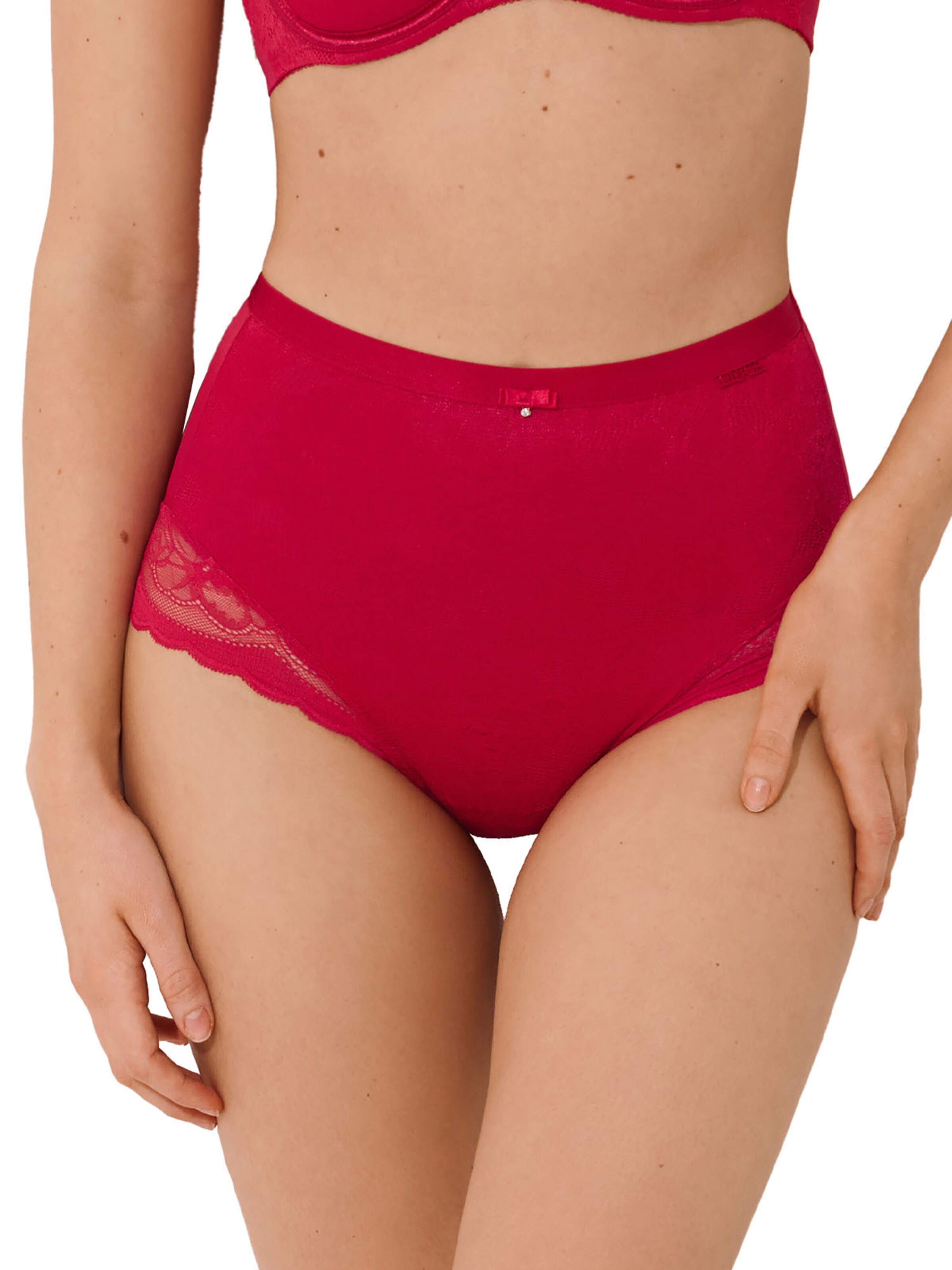 Lisca Panty 'Evelyn' in Red: front