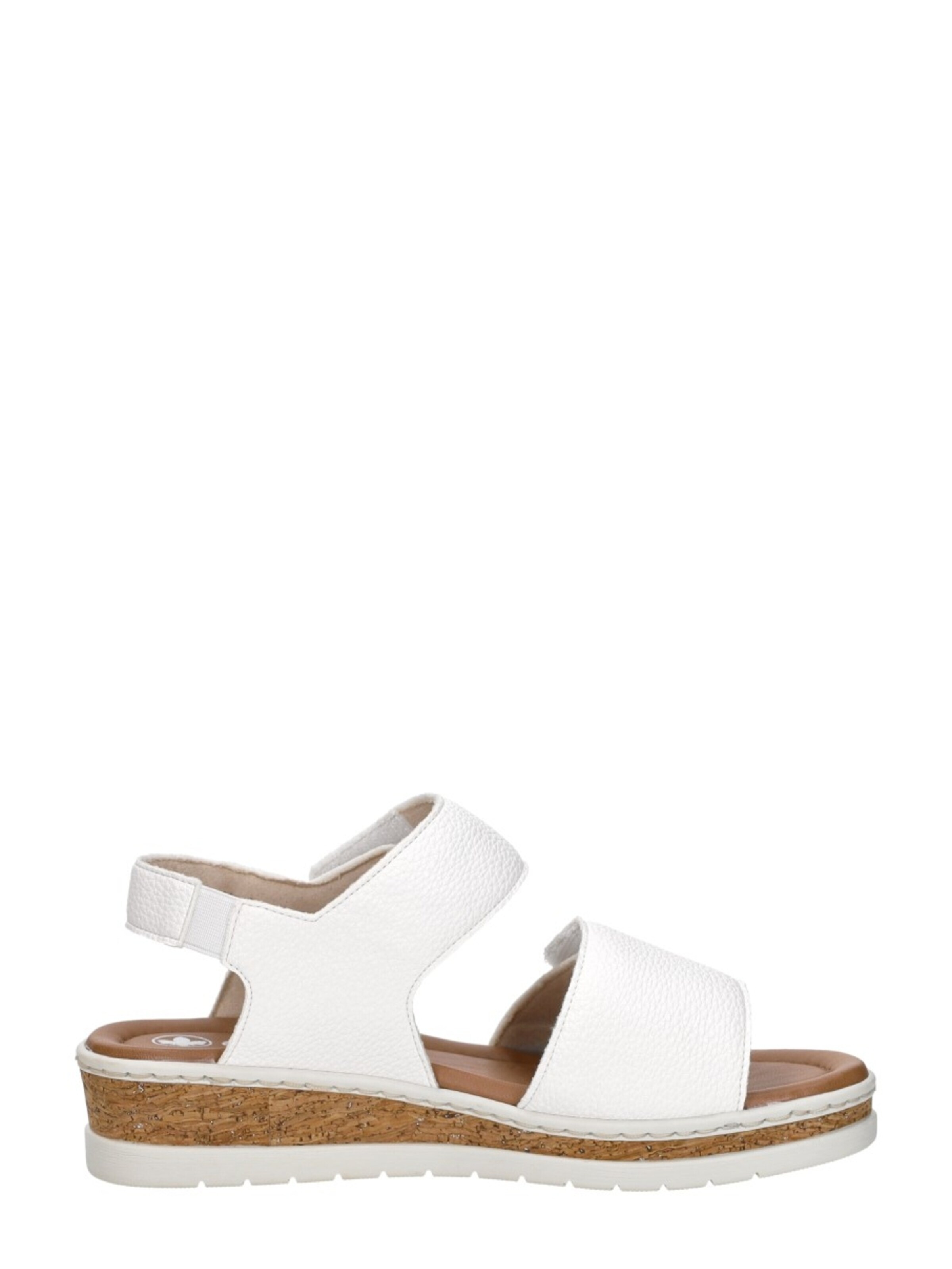 Rieker Sandal 'Sandalen Plat' in White