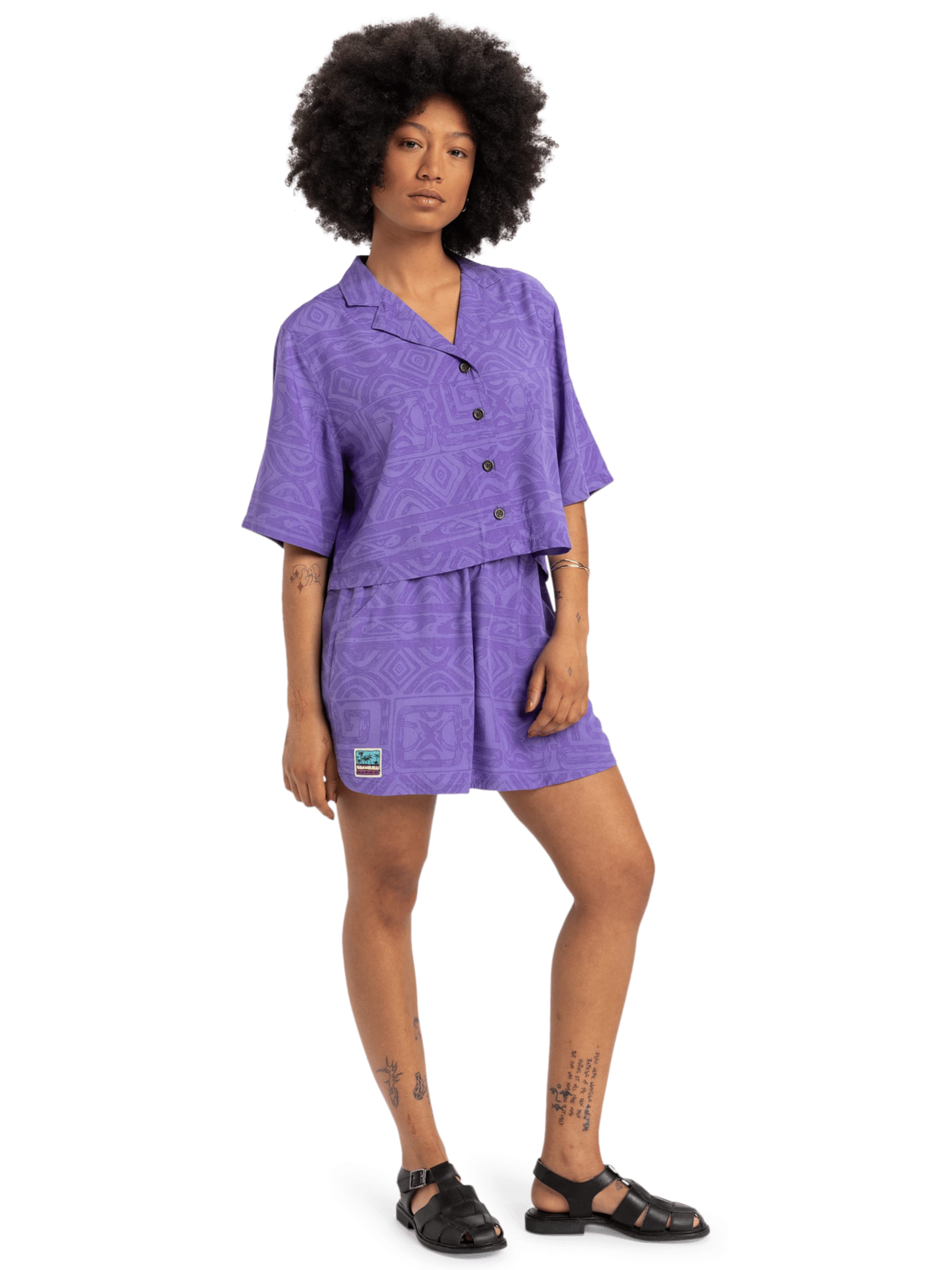 QUIKSILVER Blouse in Purple