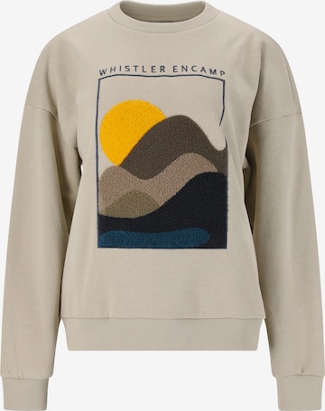 Whistler Athletic Sweater 'Natura' in Grey: front