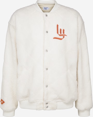 LYCATI exclusive for ABOUT YOUPrijelazna jakna 'Vanilla Moon' - bijela boja: prednji dio