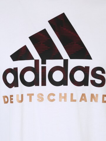 ADIDAS SPORTSWEAR Funktsionaalne särk 'Germany Dna Graphic', värv valge