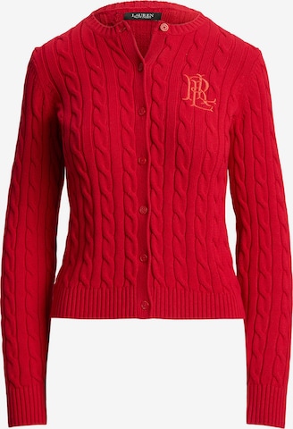 Cardigan Lauren Ralph Lauren en rouge : devant