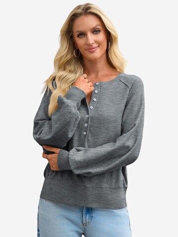 Imily Bela Pullover in Grau: Vorderseite