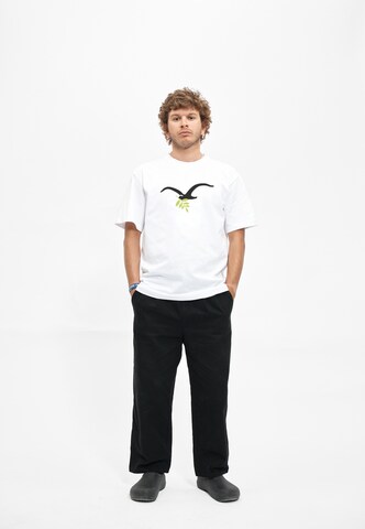 Cleptomanicx T-Shirt 'Peace' in Weiß