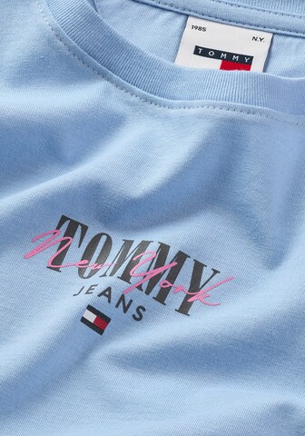 Tommy Jeans Curve T-Shirt 'Essential' in Blau