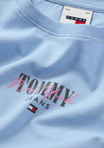Tommy Jeans Curve Tričko 'Essential' - Modrá