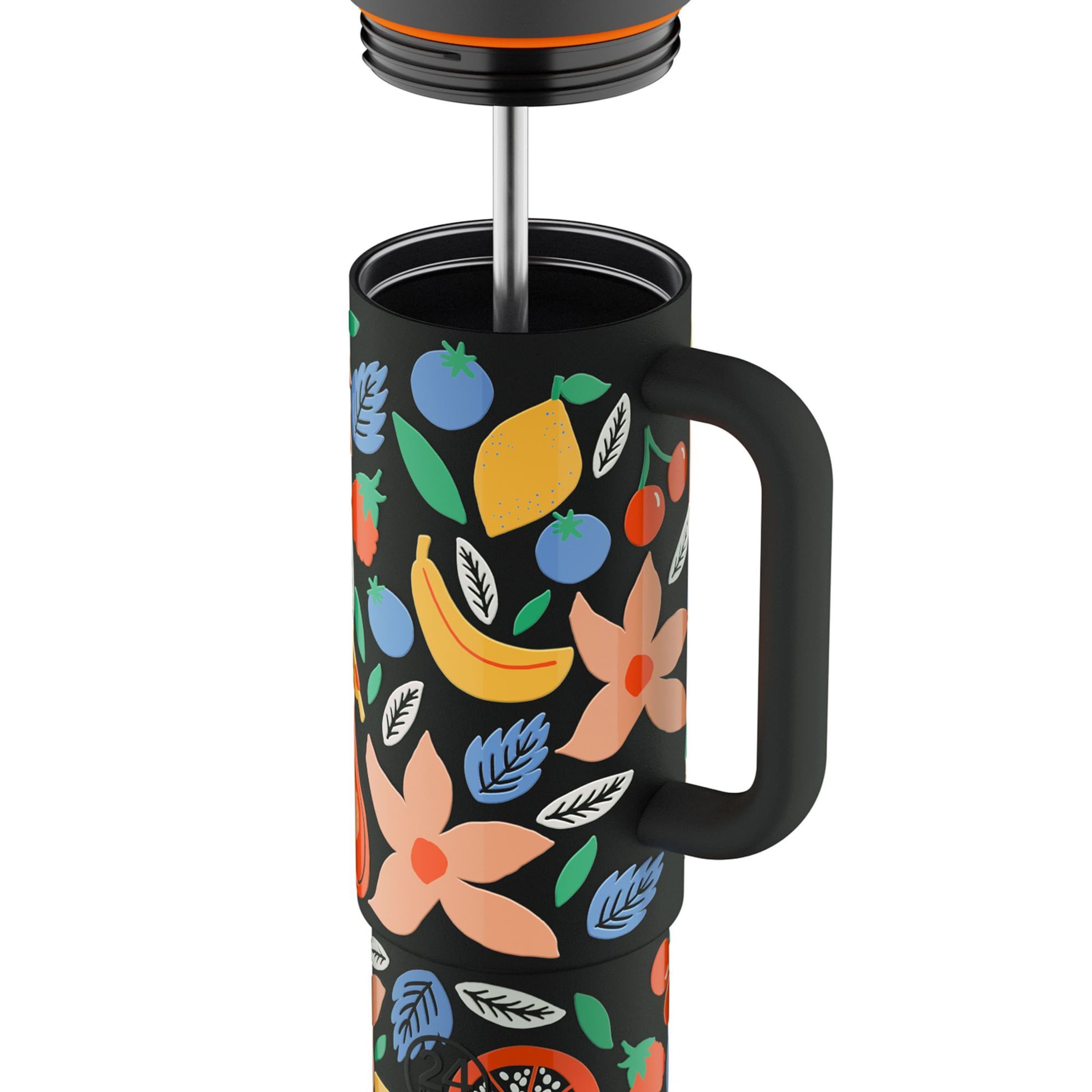 Gourdes 'Straw' 24Bottles en mélange de couleurs