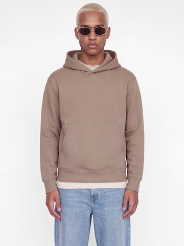 JACK & JONES Sweatshirt in Brown: front