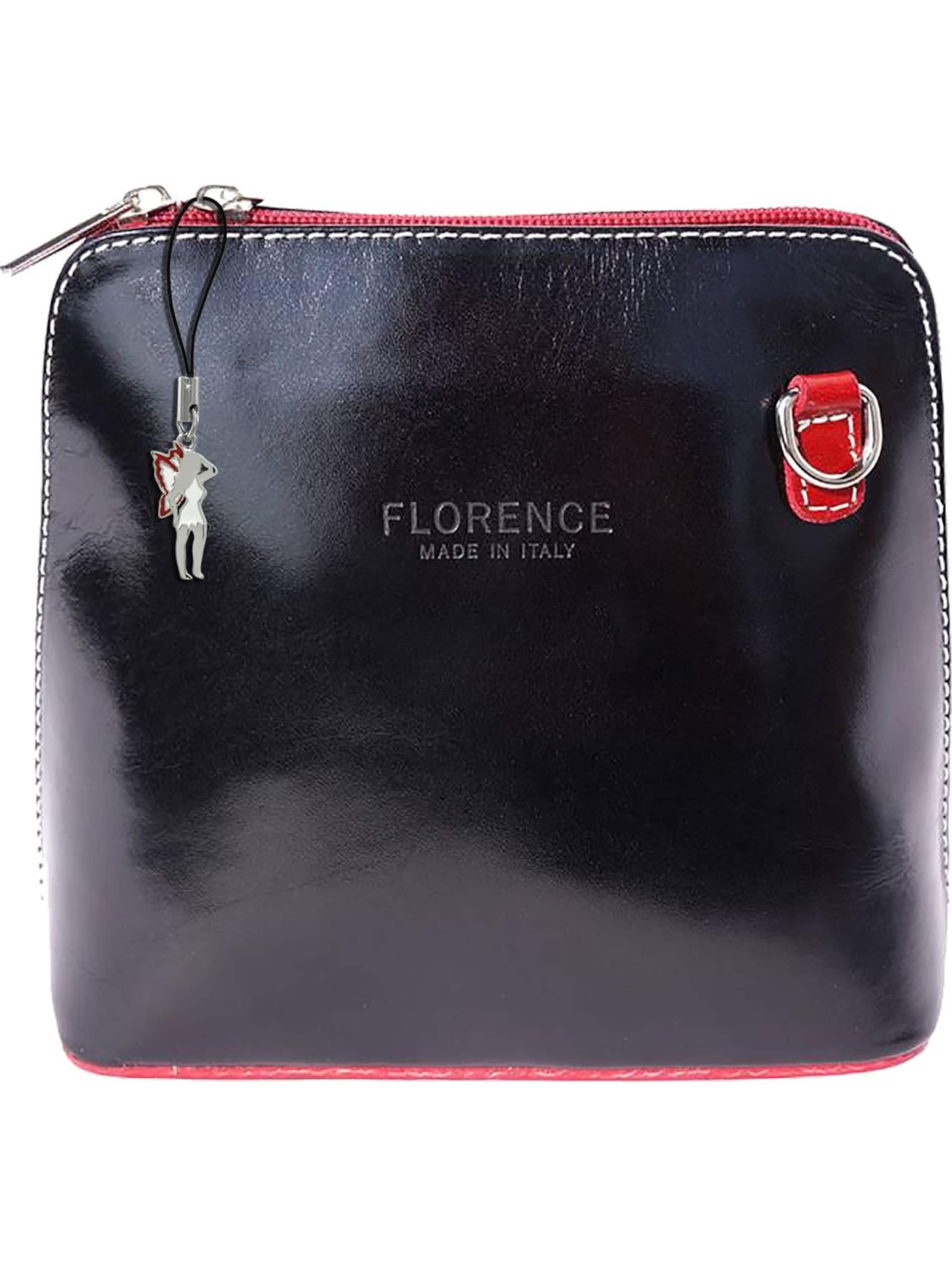 Sac bandoulière Florence en rouge : devant