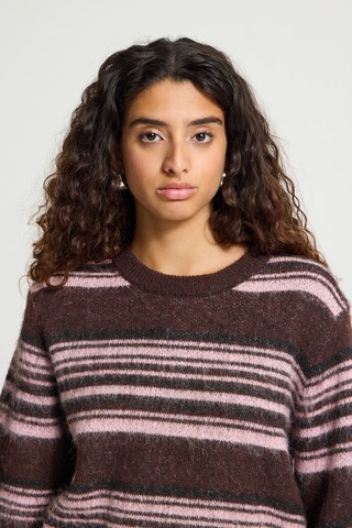 Pull-over 'IHALLO' ICHI en marron
