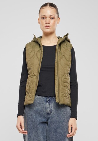 Gilet Urban Classics en vert : devant
