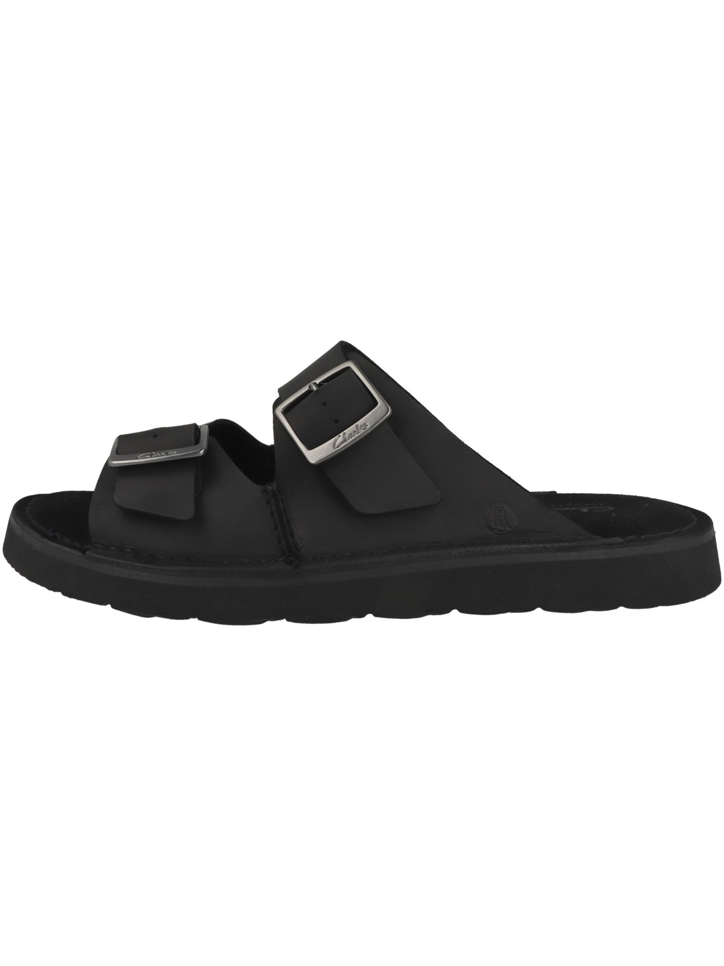 CLARKS - Sapato aberto 'Solsbury' em preto