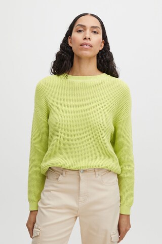 Pull-over b.young en vert : devant