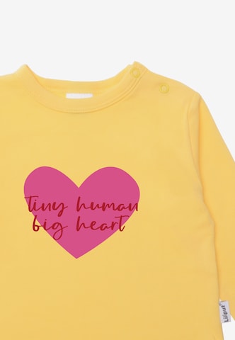 LILIPUT Shirt 'Tiny Human' in Yellow