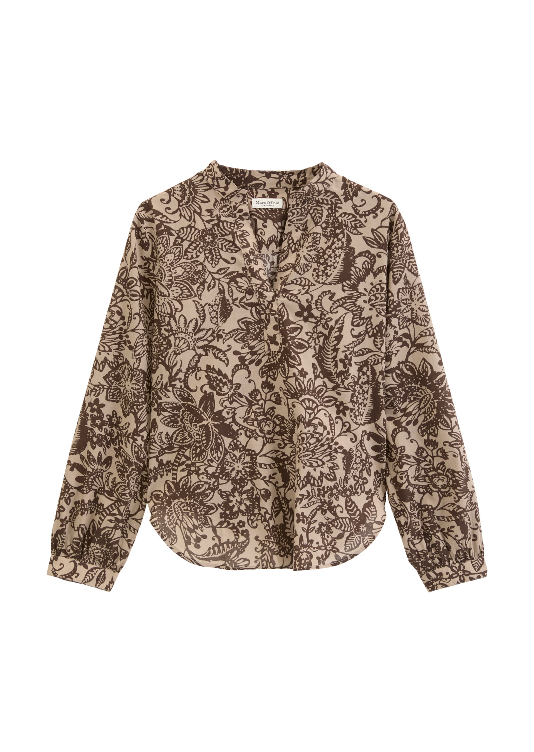 Marc O'Polo Blouse in Brown: front