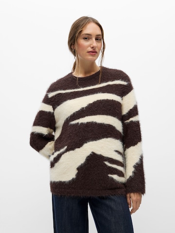 OBJECT Sweater 'OBJLinda' in Beige: front