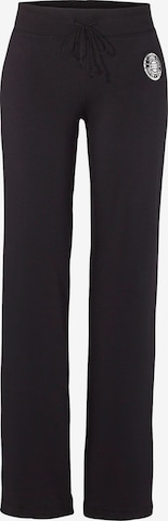 Wide Leg Pantalon H.I.S en noir : devant