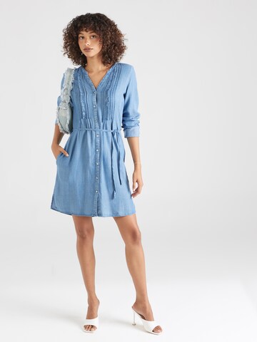 Robe-chemise 'Pe44rlette' ZABAIONE en bleu